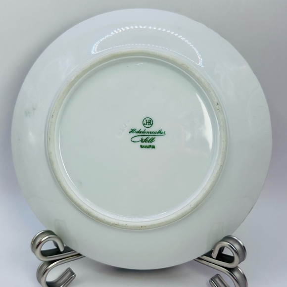 Vintage Hutschenreuther Selb Bavaria Hand Painted Germany Floral Plate 6” - Picture 4 of 5